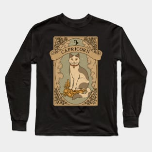 Capricorn - Cats Astrology Long Sleeve T-Shirt